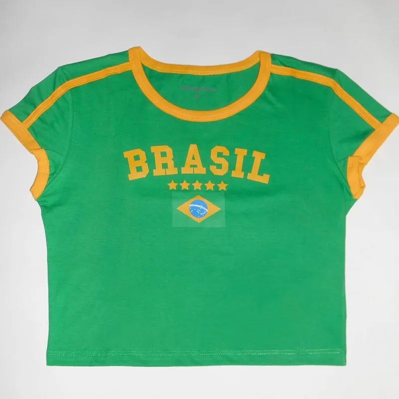 Crop-Top Brasil (Green)