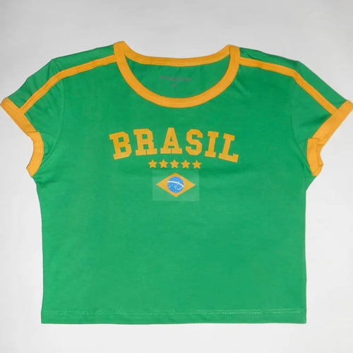 Crop-Top Brasil (Green)